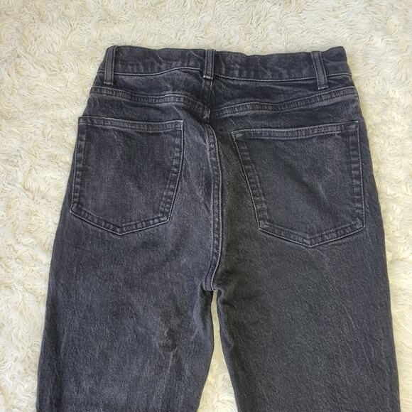 Reformation Button Fly Skinny Jeans Black 27 - Picture 4 of 8